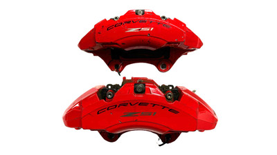 2020-2024 Corvette C8 Z51 Front Brake Calipers Set Pair Left & Right Red/OEM