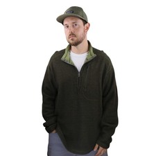 Patagonia Vintage Overland Wool Pullover Sweater Mens XL Green USA Made Shirt