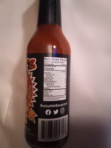 Rocky's Bacon Hot Sauce – Gourmet Red Chili Sauce with Perfectly Balanced Hea...