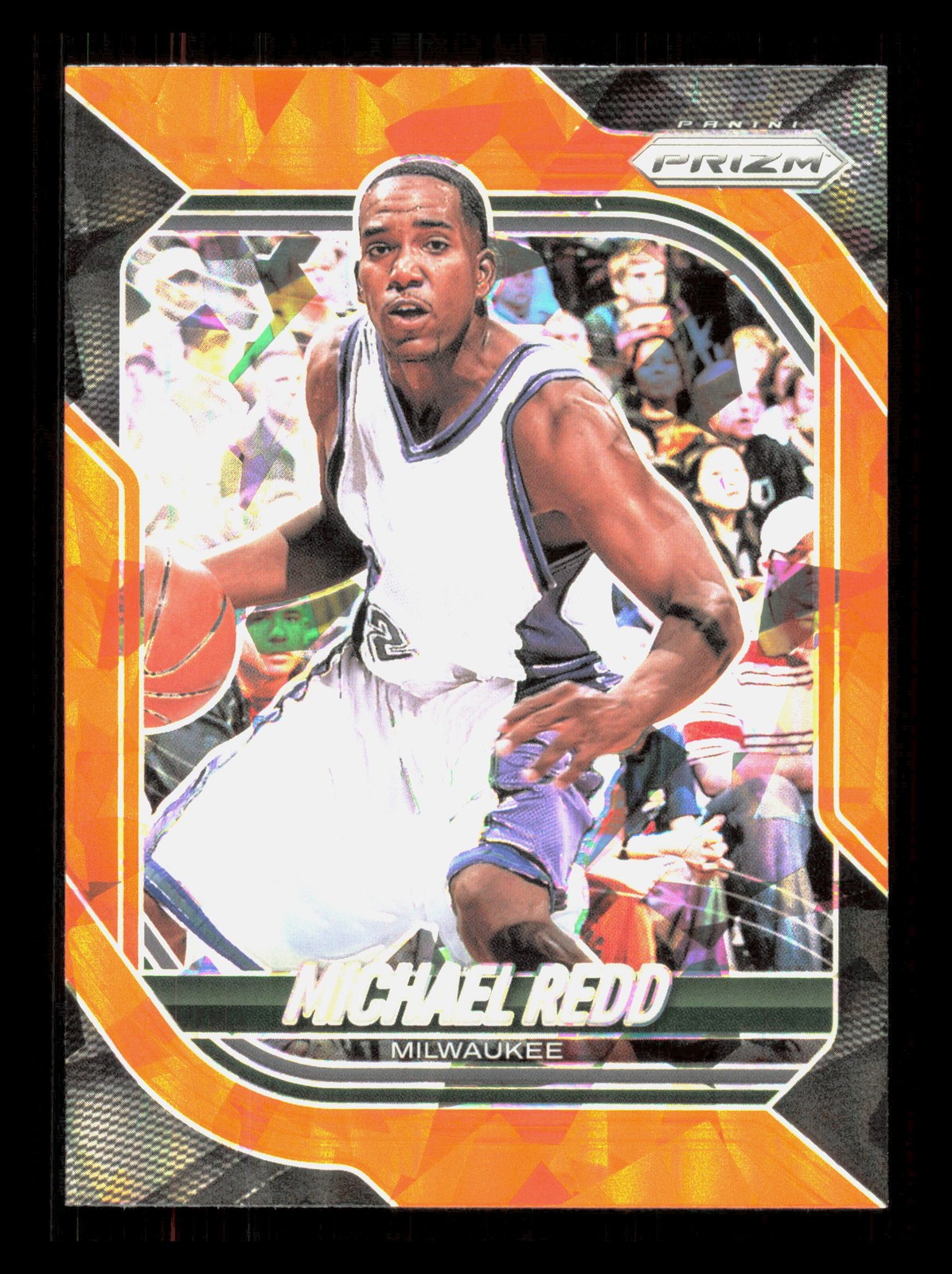 Michael Redd #65 Orange Ice Prizm 2025-26 Panini Prizm Milwaukee Bucks