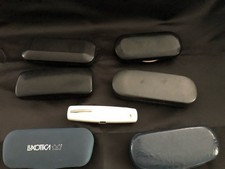 Eyeglass Cases Lot With Various Eyeglasses. readers 