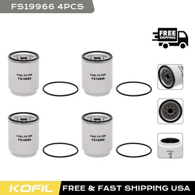 4pcs FS19966 Fuel Water Separator Filter for Mack MP7 MP8 MP10 Series Engine