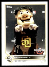 2022 Topps Opening Day Mascots Swinging Friar San Diego Padres #M-18