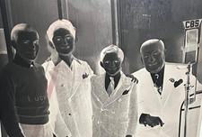 c1950 CBS STUDIO TED MACK RADIO SHOW 8x10 NEGATIVE PHOTO MAJOR BOWES #2! VINTAGE