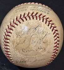 1964 Boston Red Sox & LA Angels Team 15 Signed AL Ball Tony Conigliaro Rookie