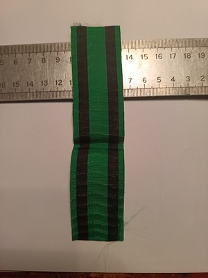 Ribbon for a medal from an UNKNOWN country. 35mm. No. 4.