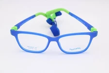 Flex Frames Spunky 47 Blue Rectangle Eyeglasses Frames 47-16-130