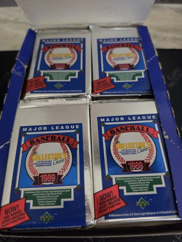 1989 UPPER DECK  Baseball (8) SEALED PACK FROM BOX KEN GRIFFEY Jr Rookie