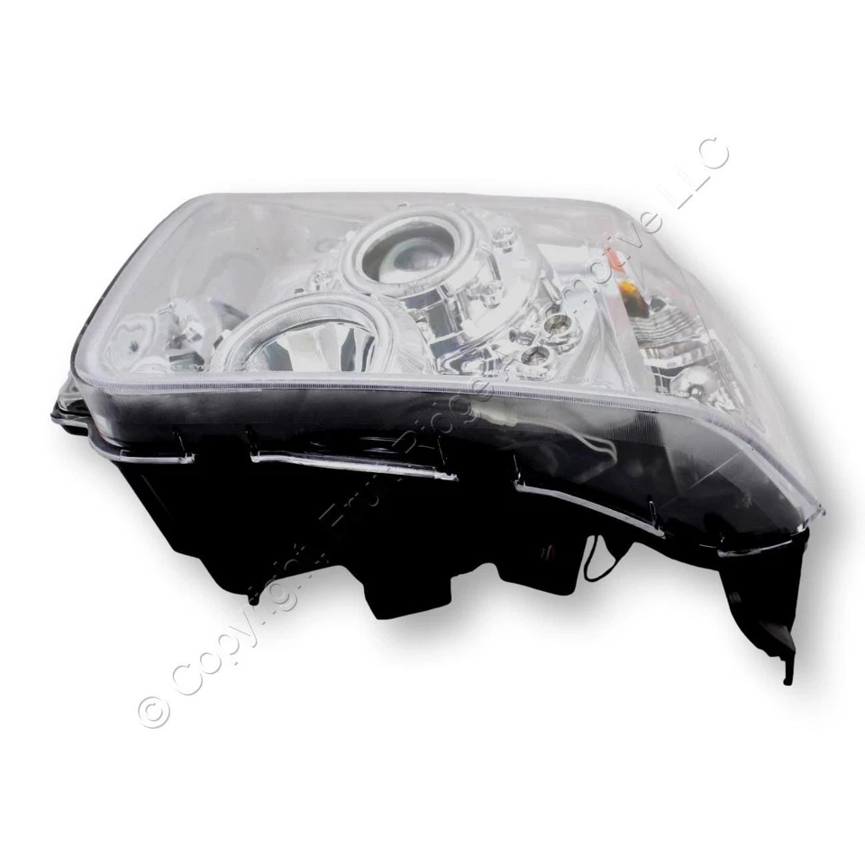 Anzo 111147 Left Side ONLY Chrome Projector Headlight with RX Halo - Imagem 3 de 4