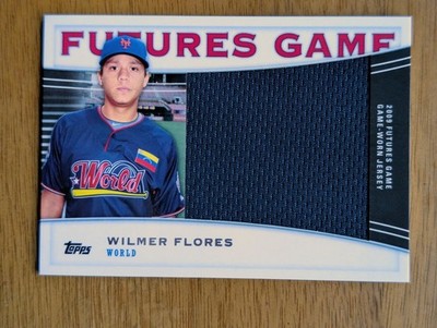 Wilmer Flores 2010 Topps Pro Debut #FGR-WF Relic Futures Game Jersey #049/139