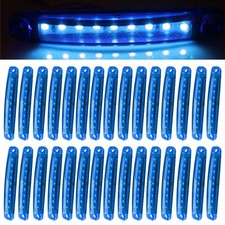30PCS BLUE 3030 lamp beads 9led 12-24V universal 1Wx9 truck side light