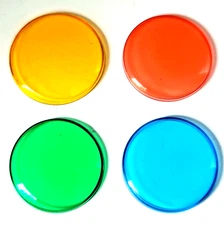 WB1: Vintage Acrylic Hi-Dome Watch Crystals – Multiple Colors & Sizes – NOS