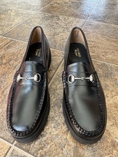 NEW  G.H. Bass Lianna Bit Super Lug Weejuns Loafers- Black, Women  s Size 9