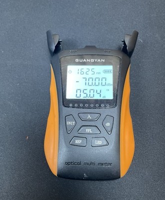 GUANGYAN Handheld Optical Power Meter OPM VFL Fiber Optic Multi Meter