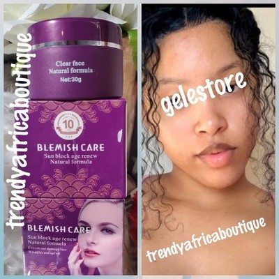 Blemish Care Sun Block Age Renew Face Cream.Anti Sunburn, Spf60 X 1 7 Day Action