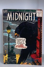 Midnight #6 FN/VF Golden Age Horror & Sci-Fi Ajax-Farrell Comics 1958 Solid Copy