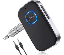 COMSOON Bluetooth Receiver for Car, Noise Cancelling 3.5mm AUX Bluetooth Car