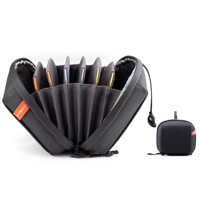 PGYTECH Hard Lens Filter Pouch Up to 100mm, 7 Pockets Camera Filter Bag Carry...