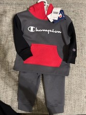 New with tags Champion Boy's 2 Piece Hoodie Jogger Pants Set 2T