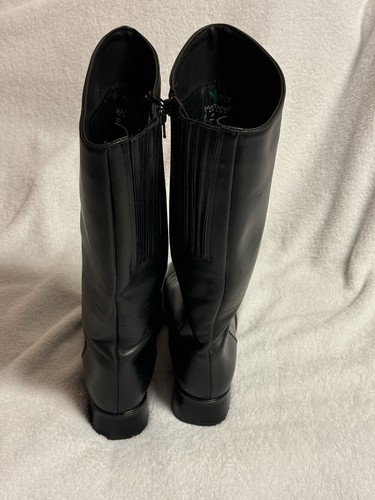 Santana Canada Damen Stiefel 797 schwarz Blockabsatz seitlicher Reißverschluss wasserdicht Größe 9,5 M - Bild 3 von 12
