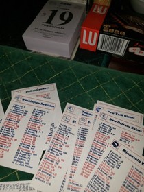 Mint Roster Packet NFL Teams 1979 Atari Sports  Complete Set 2600 nes football