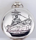 Antique WWI German Navy Officer’s Award Zenith Pocket Watch “Gott Mit Uns”