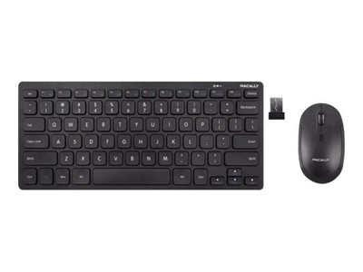 Macally RFCOMPACTKEYCB Compact Rf Keyboard Mouse Accs Wireless For Pc