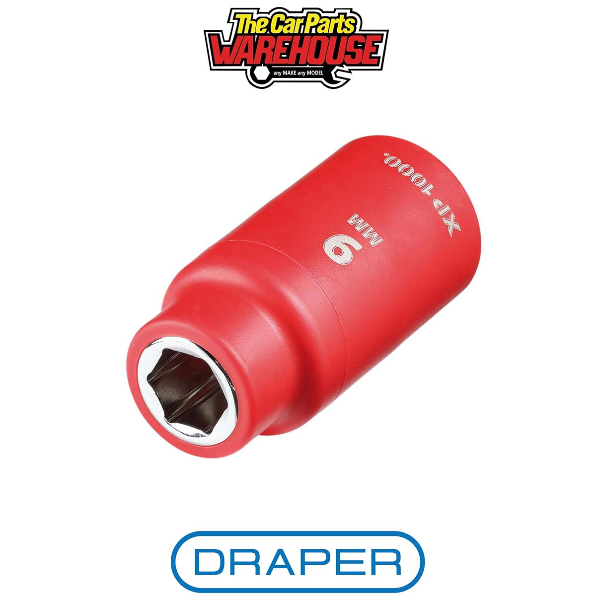 Draper 17605 XP1000 VDE Socket 3/8"" Sq Dr 9mm