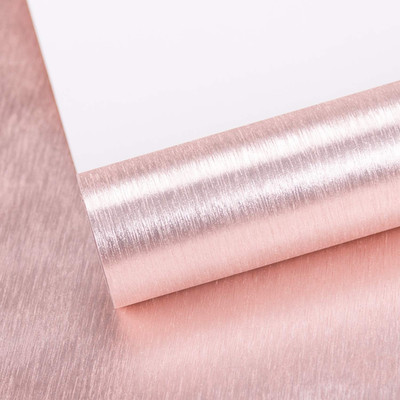 WRAPAHOLIC 30 Inch Pink Wrapping Paper Roll - Pink with Metallic Shine for Birth