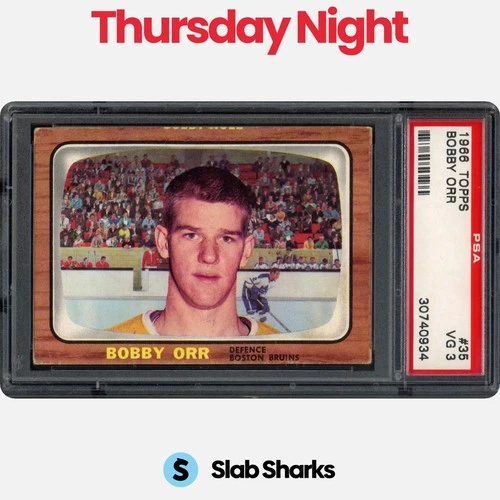 1966 TOPPS #35 BOBBY ORR RC ROOKIE PSA 3