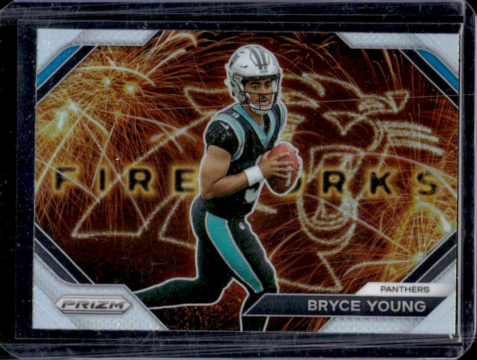 2023 Prizm Bryce Young Fireworks Prizm Silver Rookie RC #F-6 Panthers