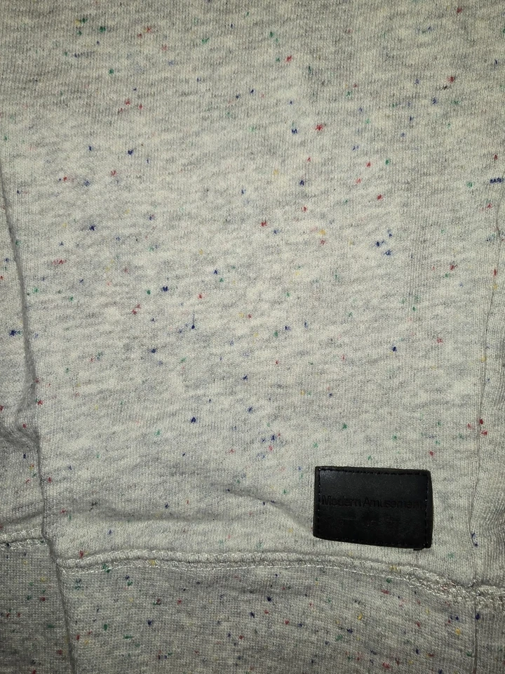 Camisa Suéter Moderna Diversión Para Hombre Cuello Redondo Mediana Grande Blanca Gris Bolsillo a Cuadros Foto 4 de 4