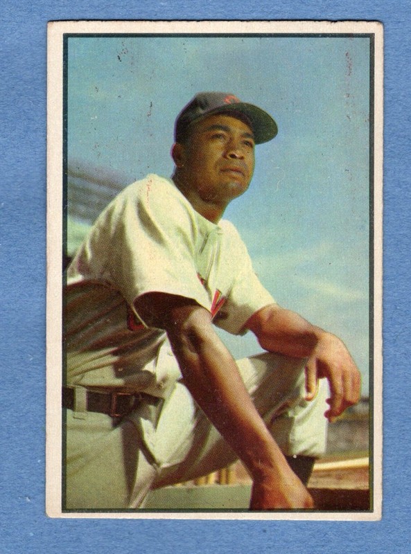 1953 Bowman Baseball Card # 40 Larry Doby - Cleveland Indians - Larry Doby