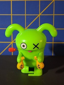 Ugly Dolls Wind Up Green Ox w/ Money Works, Excellent Condition, David Horvath