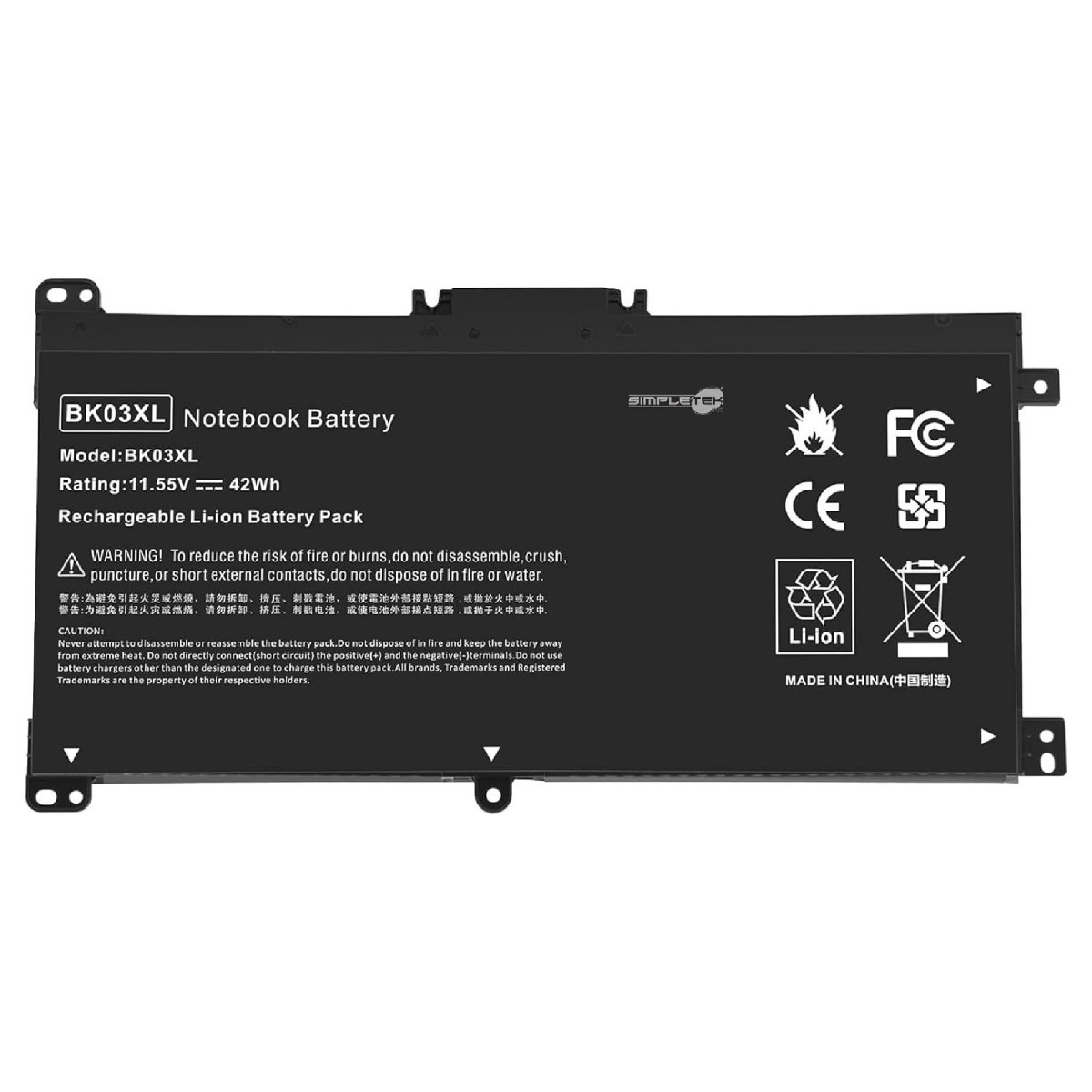 Batteria Compatibile Con Hp | 14-ba 916366-421 916366-541 916811-855 Tpn-w125 Bk