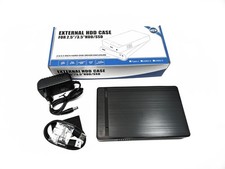 Box Esterno HDD SSD 2.5" 3.5" SATA USB 3.0 2.0 Archivio Recupero Passaggio Dati