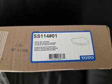 TOTO SS124 01 SoftClose Elongated Toilet Seat-White NEW SEALED