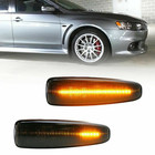 For Mitsubishi Lancer for Evo Dynamic LED Side Marker Light Sequential Amber