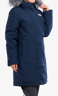 THE NORTH FACE Arctic Parka, Daunen Mantel, Jacke  schwarz Gr. S 36 NEU Original