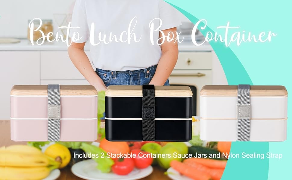 Original Bento Box Lunch Box Japanese Style 2 Layer Food Original Bento Box Lunch Box Japanese Style 2 Layer Food