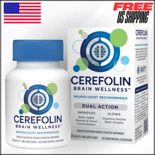 Brain Wellness for Cognitive Support, Improves Memory Focus & Concentration 30Pc