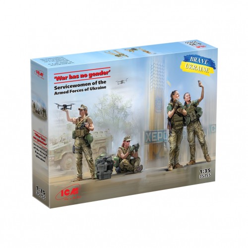 ICM - War Has No Gender - Servicemen Of The Armed Forces Of Ukraine - 1:35 - 4 F-image