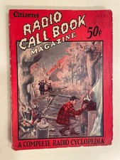 Citizens Radio Call Book Cyclopedia 1927 early vacuum tube breadboard wireless