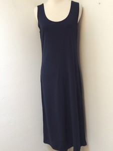 dkny navy blue dress