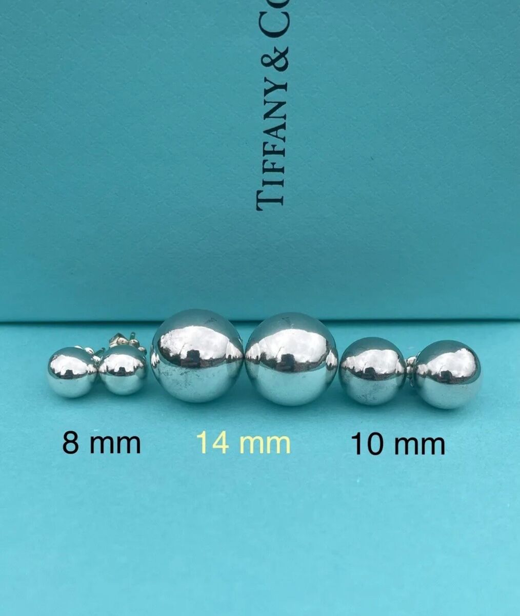 RARE Tiffany & Co. Sterling Silver 925 Hardware LG 14mm Bead RARE Tiffany & Co. Sterling Silver 925 Hardware LG 14mm Bead
