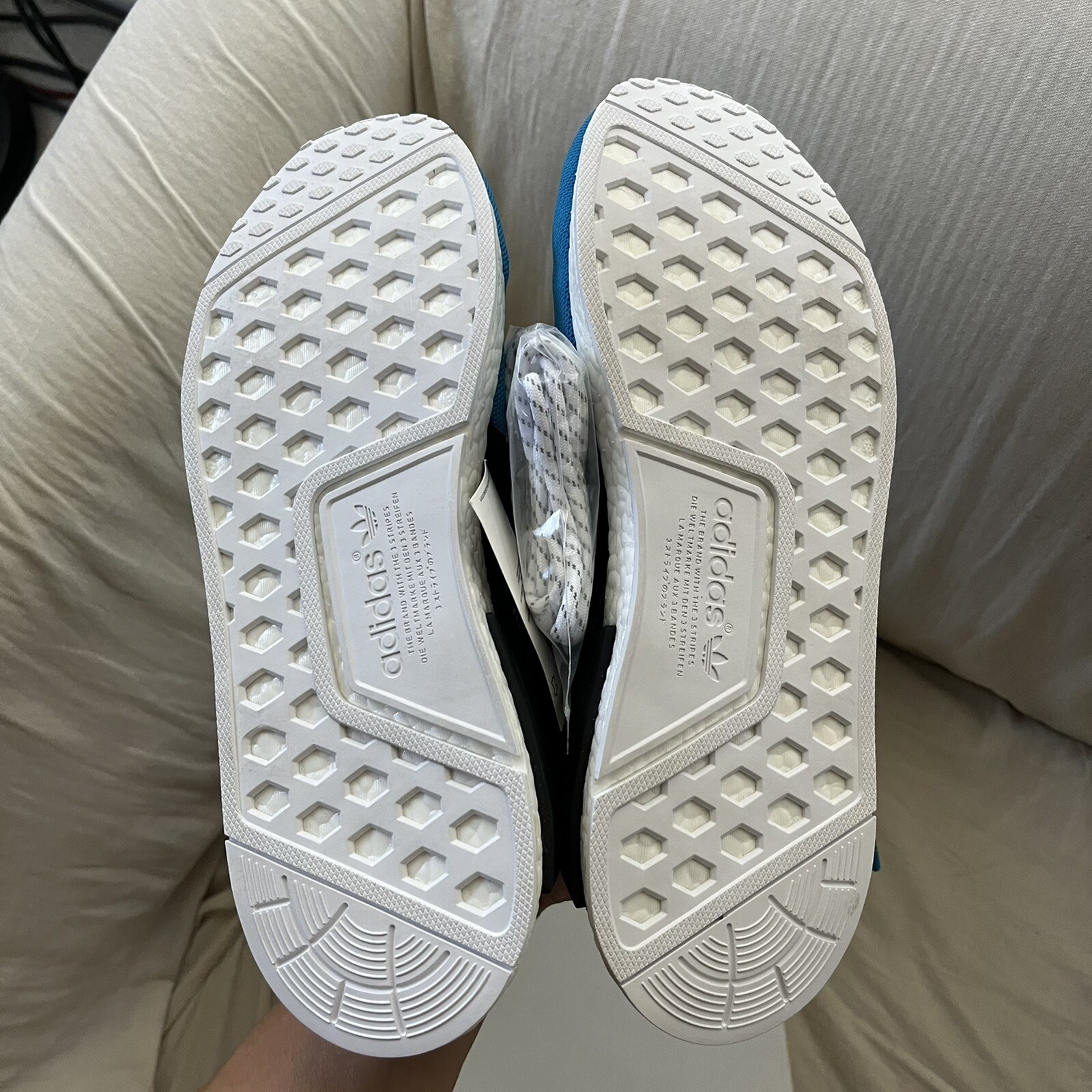 adidas NMD HU Pharrell Williams Human Being Blue - New Size 10.5 100percent Authentic image 3