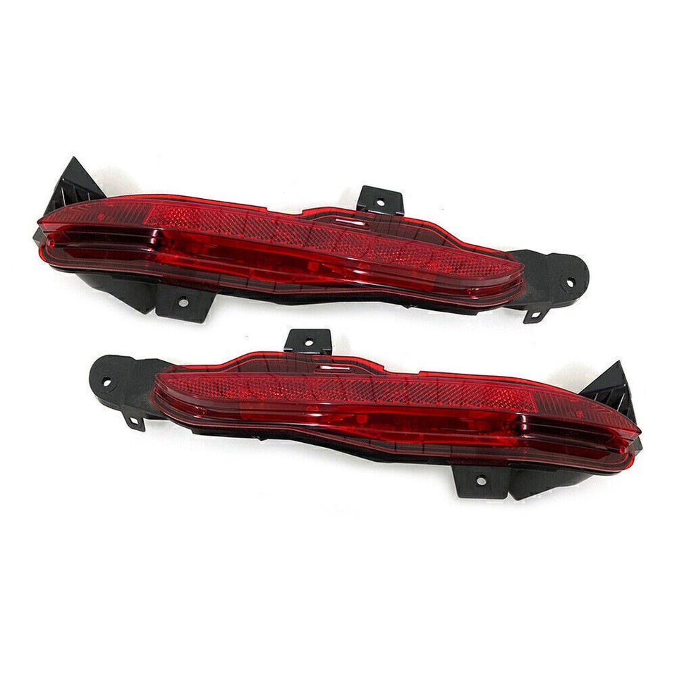 Pair Rear Bumper Reflector Fog Lamp Light Fit 1822 Land Rover Range
