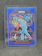 2022 Panini Prizm Baseball Nolan Arenado #48  Blue Donut Circles Prizm #D /199