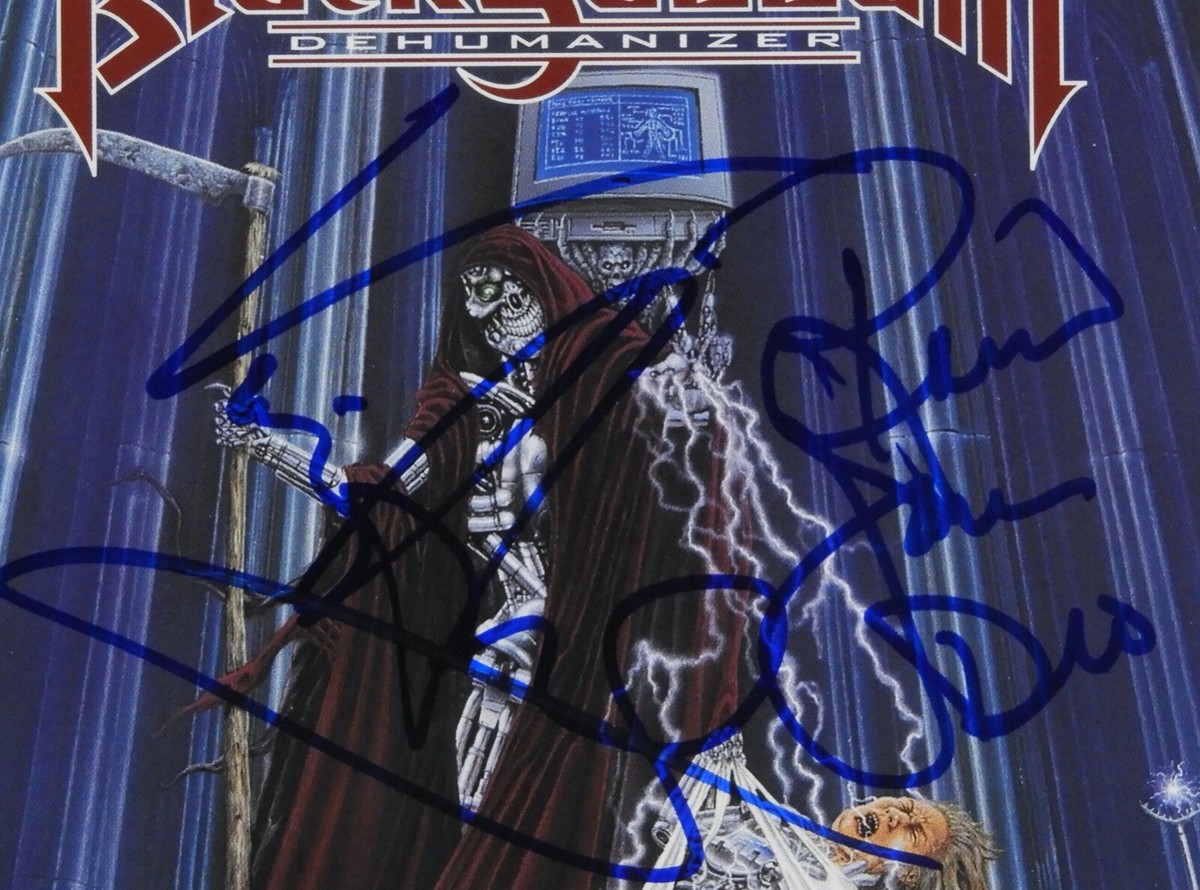 Black Sabbath JSA Signed Autograph CD Booklet Dehumanizer Ronnie Black Sabbath JSA Signed Autograph CD Booklet Dehumanizer Ronnie