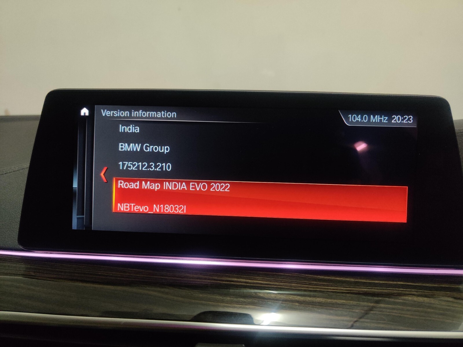 Bmw entrynav evo